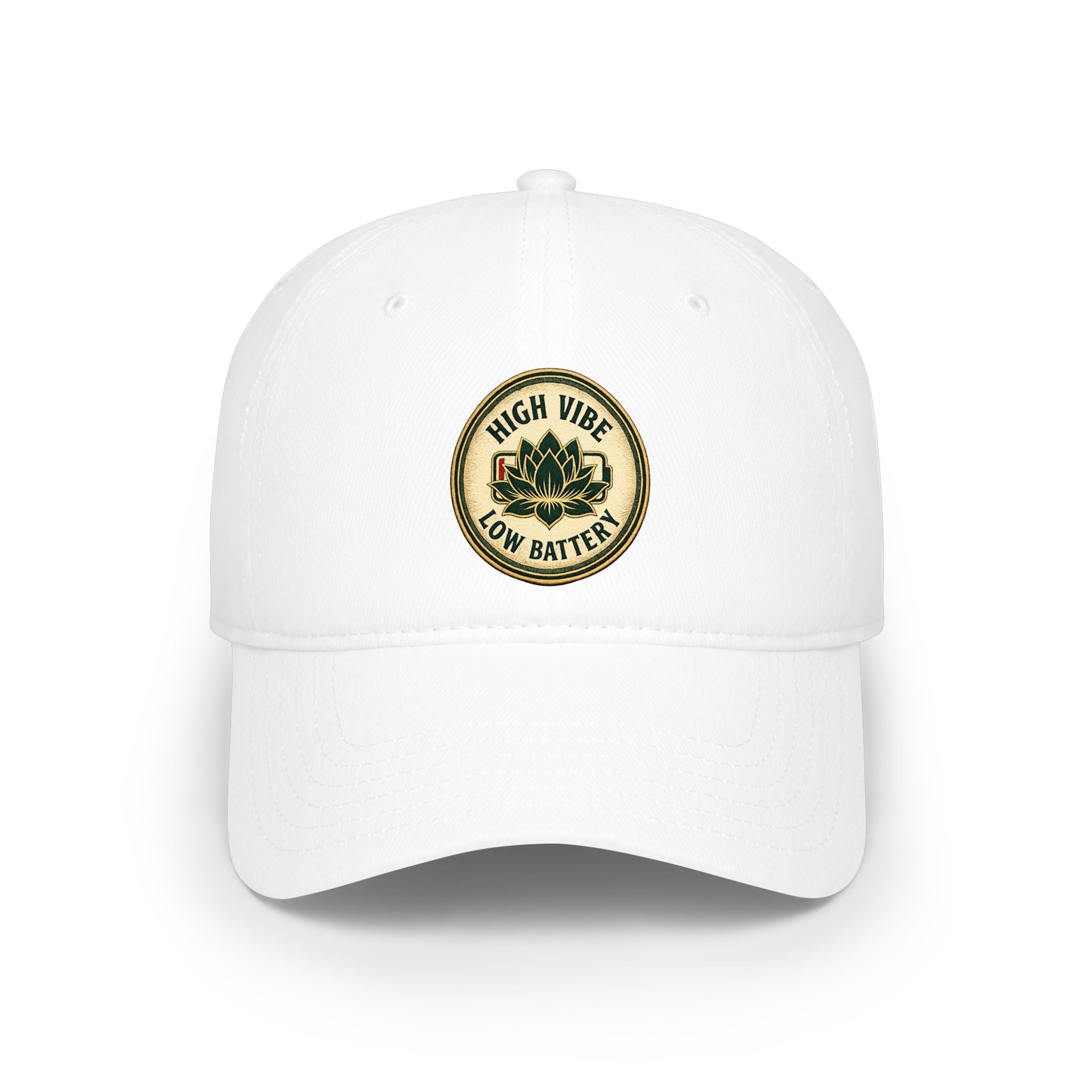 High Vibe Low Battery Baseball Cap