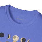 Give Yourself Time Moon and Flower Phases T-shirt