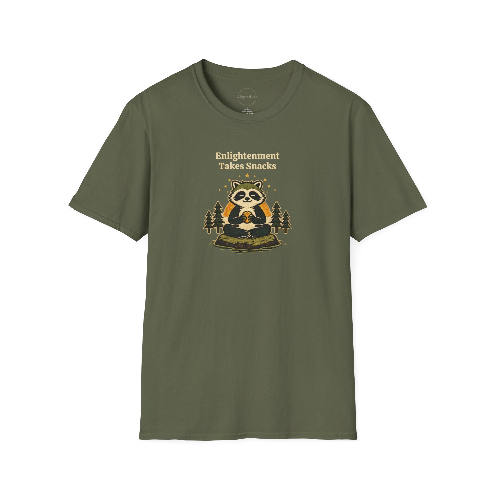 Enlightenment Takes Snacks T-shirt