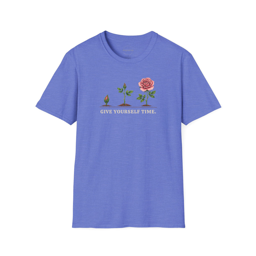 Give Yourself Time Pink Rose T-shirt