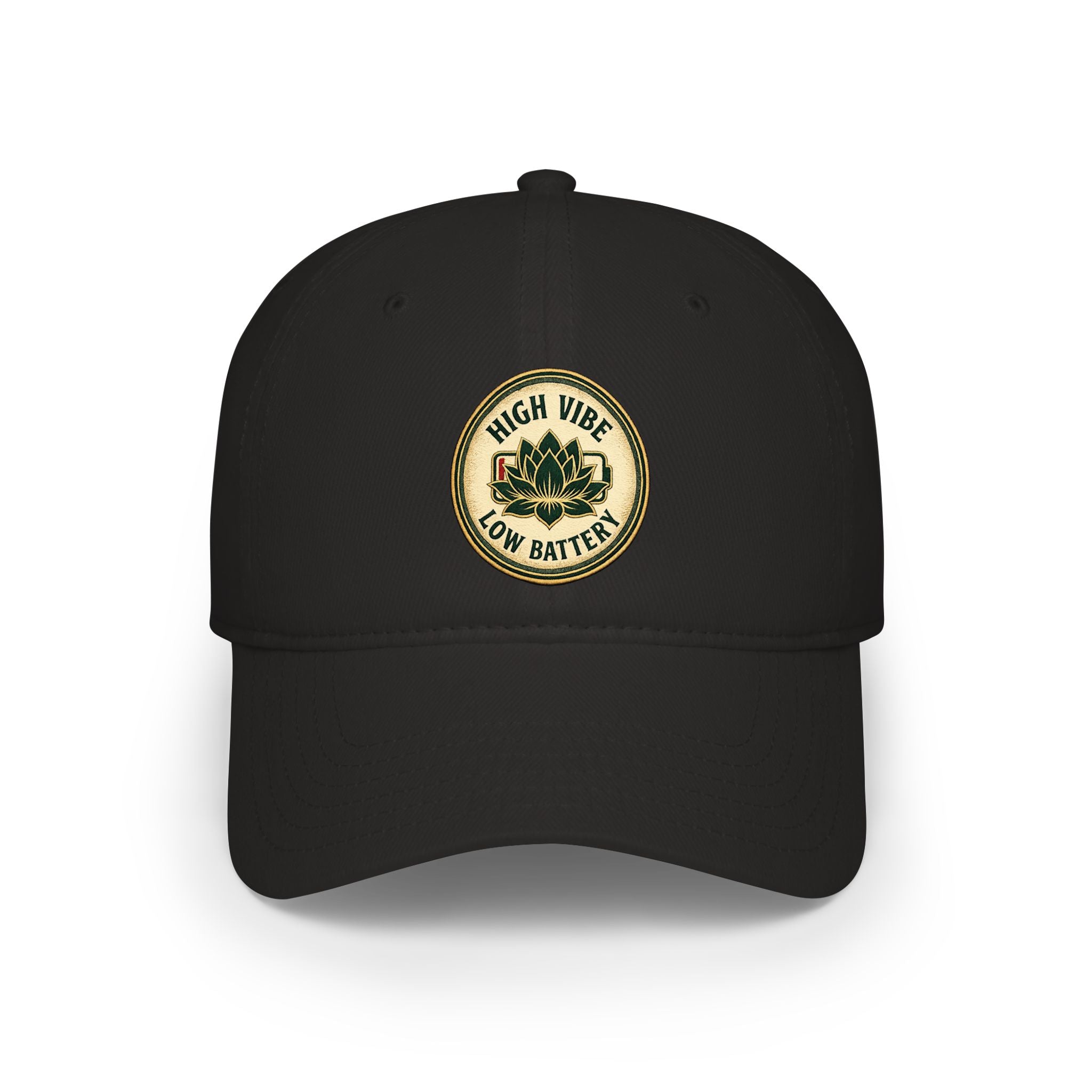 High Vibe Low Battery Baseball Cap