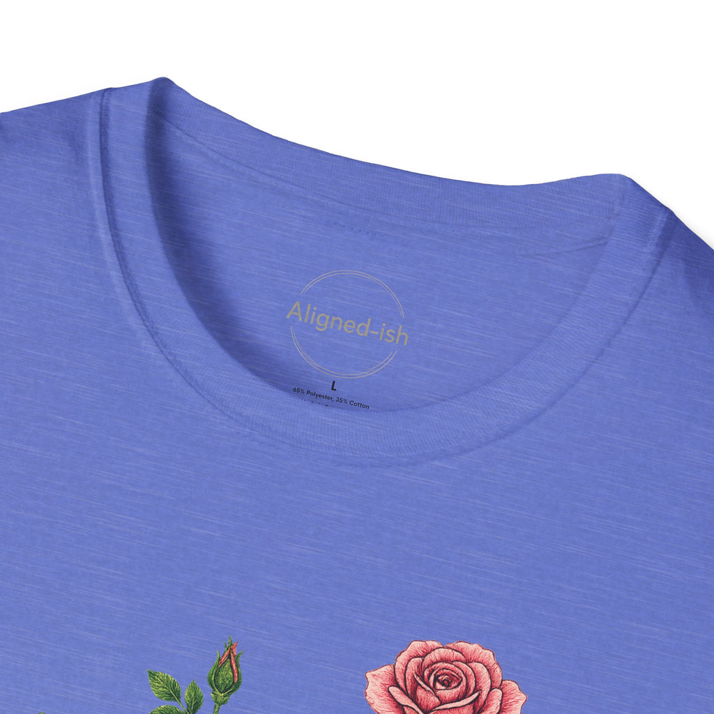 Give Yourself Time Pink Rose T-shirt