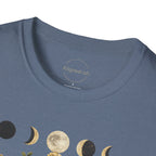 Give Yourself Time Moon and Flower Phases T-shirt