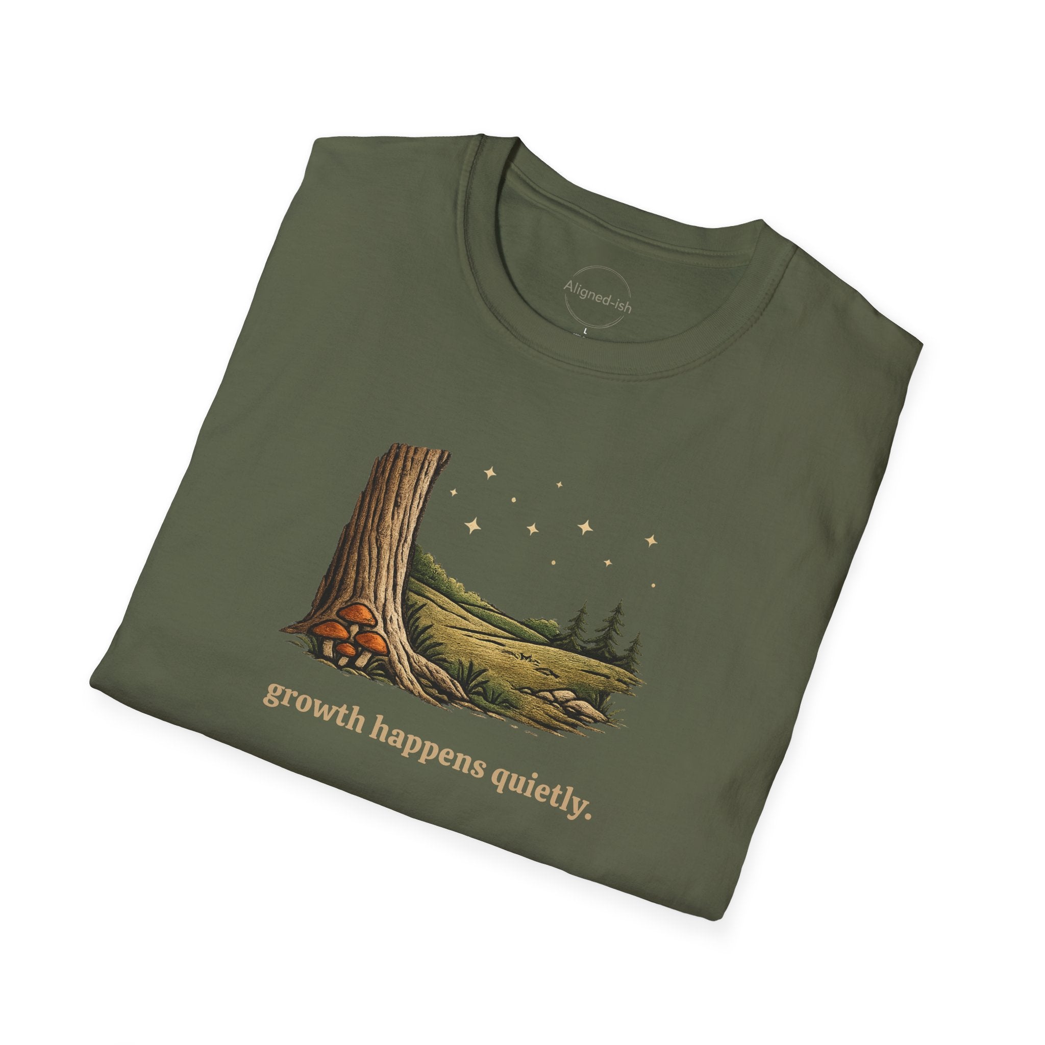 Growth Happens Quietly T-shirt