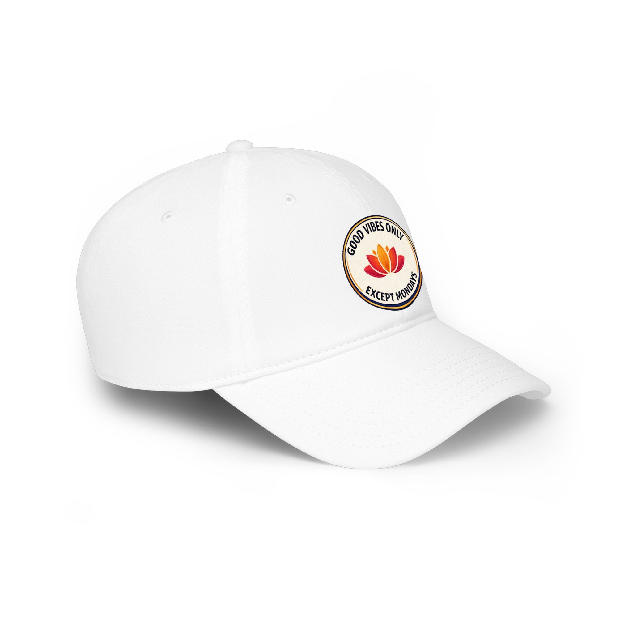 Good Vibes Only Except Mondays Baseball Cap