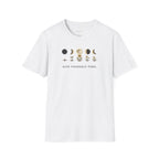 Give Yourself Time Moon and Flower Phases T-shirt