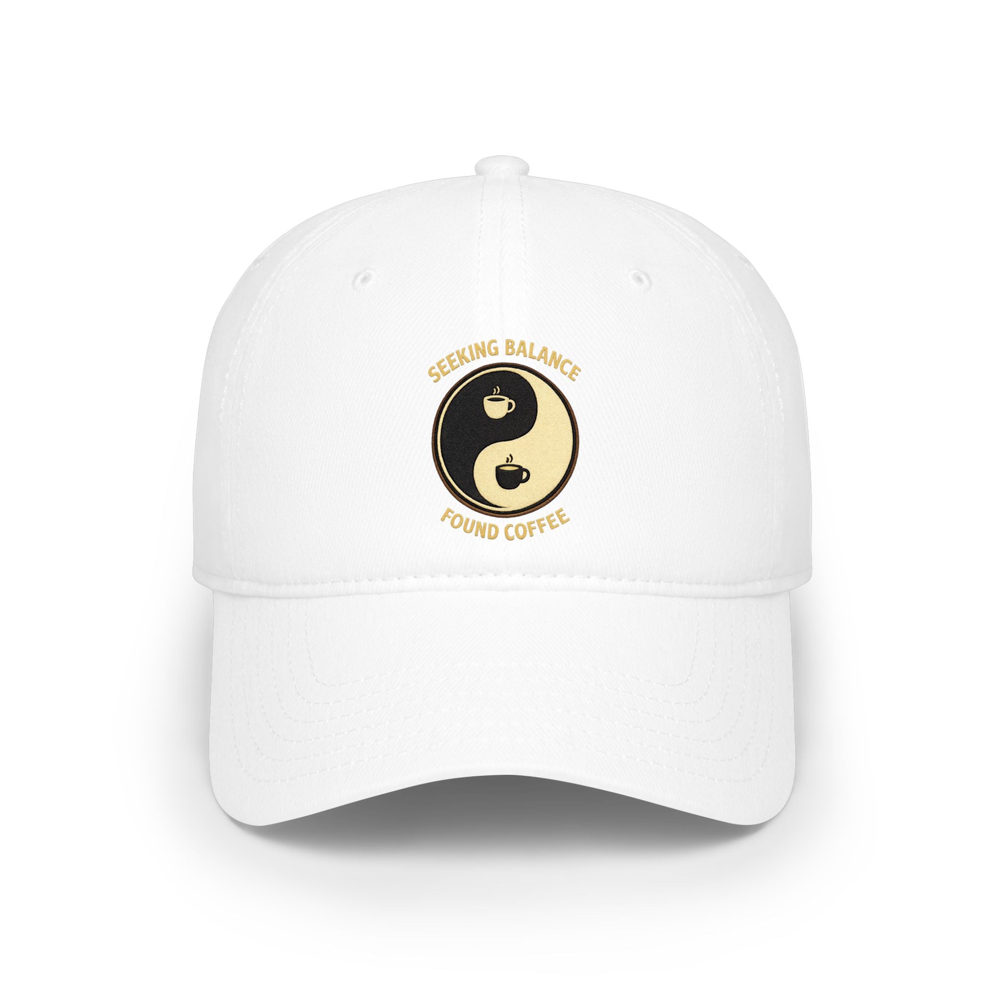 Seeking Balance Found Coffee Baseball Cap
