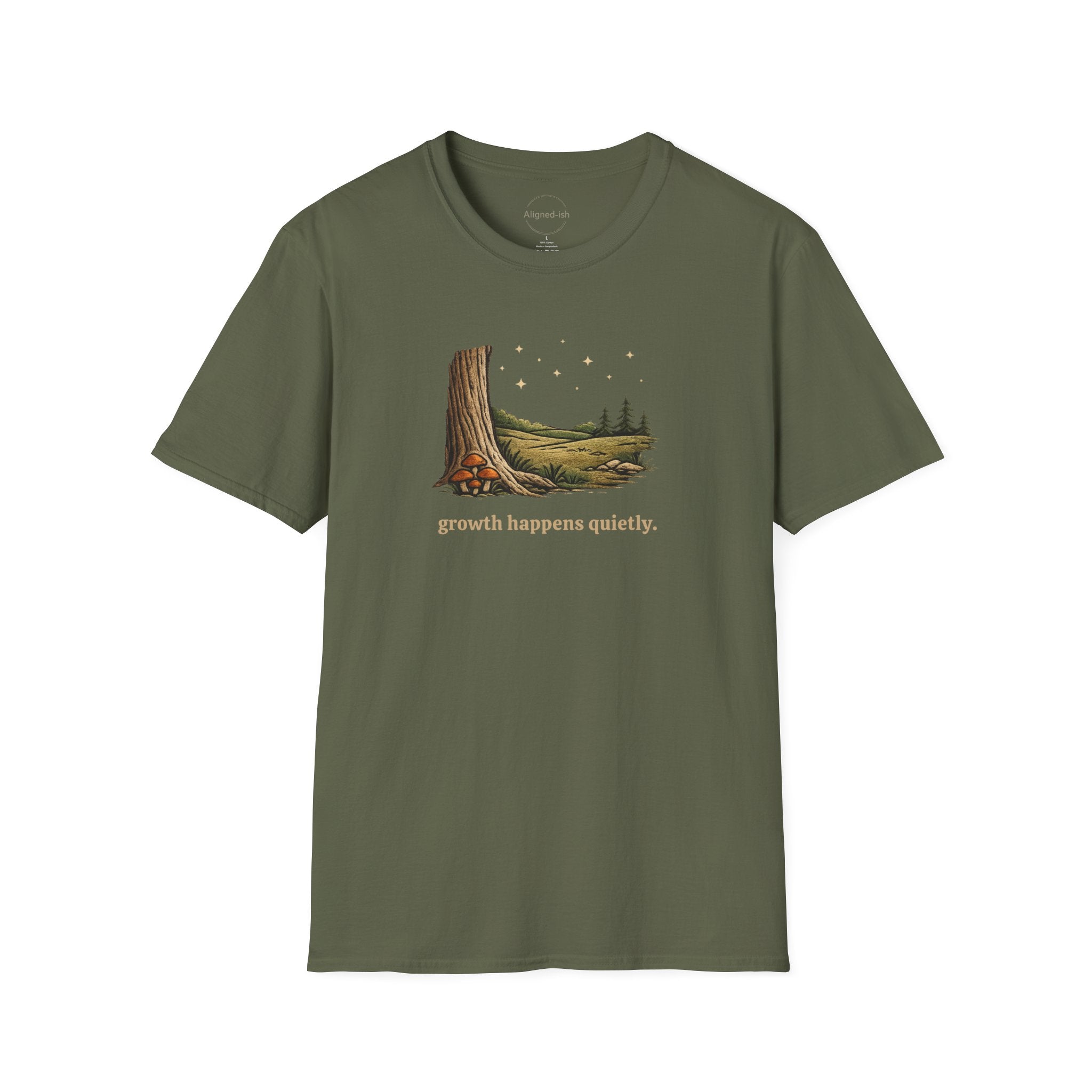 Growth Happens Quietly T-shirt